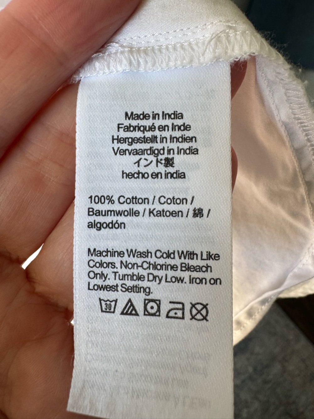 Madewell White long sleeve shirt - Picture 6 of 6